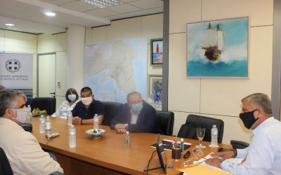 Συνάντηση του Περιφερειάρχη Αττικής με αντιπροσωπεία της Εθνικής Ομοσπονδίας και του Πανελλήνιου Συνδέσμου Τυφλών