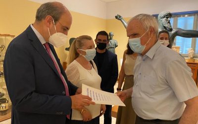 Επίσκεψη υπουργού Εργασίας και Κοινωνικών Υποθέσεων, Κωστή Χατζηδάκη, στο Φάρο Τυφλών