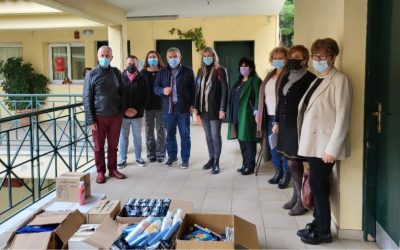 Επίσκεψη Δημάρχου Ιλίου στον Ξενώνα Αττικής του Εθνικού Κέντρου Κοινωνικής Αλληλεγγύης