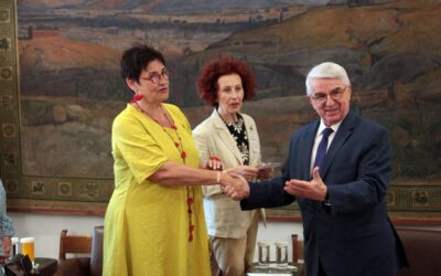 Συνάντηση του Αντιπροέδρου της Βουλής κ. Αθανάσιου Μπούρα με την Πρόεδρο της Κοινοβουλευτικής Συνέλευσης του Συμβουλίου της Ευρώπης κ. Petra Bayr